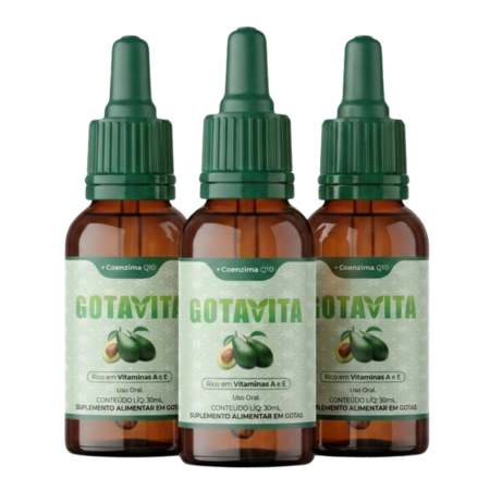 GotaVita — Kit 3 Frascos, 3 meses de tratamento