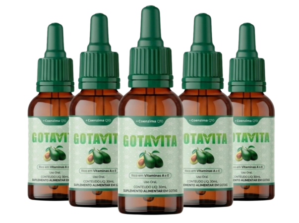 GotaVita — Kit 5 Frascos, 5 meses de tratamento